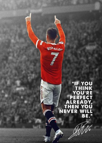 Cristiano Ronaldo Soccer Poster