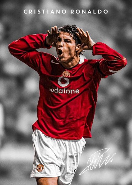 Cristiano Ronaldo Soccer Poster