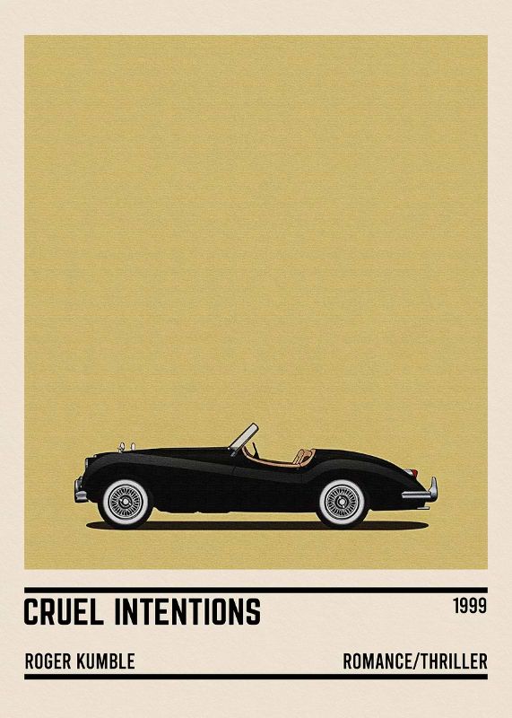 Cruel Intentions Car Poster