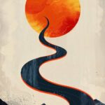 Curvy Pathway Poster