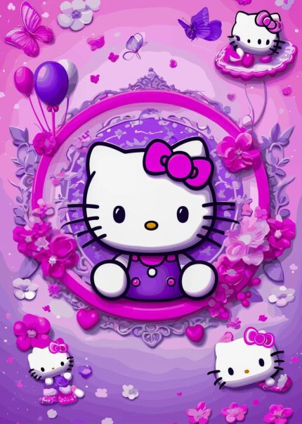 Cute Hello Kitty Poster