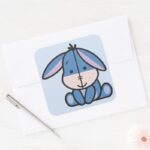 Cuties Eeyore Square Sticker