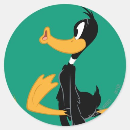 DAFFY DUCK™ Being Crazy Classic Round Sticker