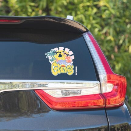 DAFFY DUCK™ Surfing Gnarly Sticker