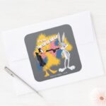 DAFFY DUCK™ BUGS BUNNY™ Youre Despicable Square Sticker