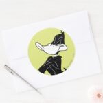 DAFFY DUCK™ With Arms Crossed Classic Round Sticker