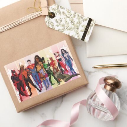 DC Pride Comic Cover 2022 Variant Rectangular Sticker