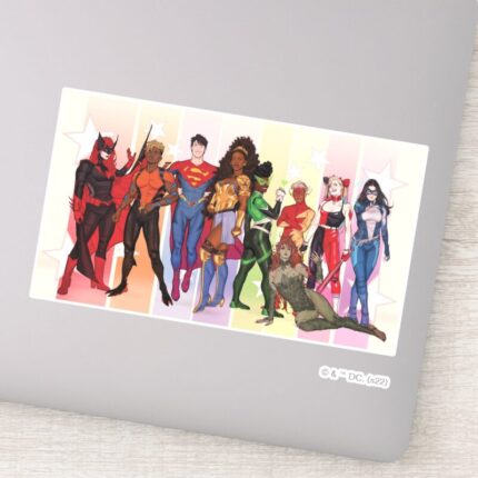 DC Pride Comic Cover 2022 Variant Sticker