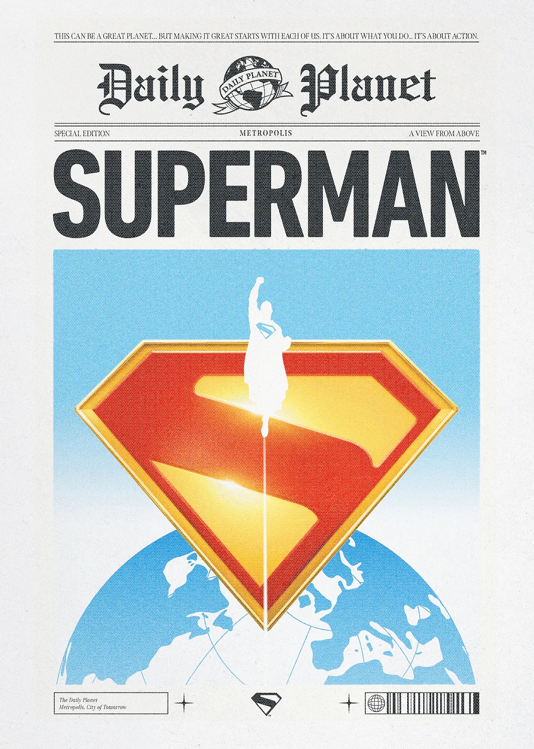 Daily Planet Superman Shield