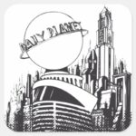Daily Planet Square Sticker