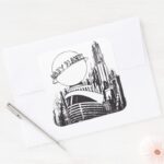 Daily Planet Square Sticker