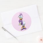 Daisy Duck Clubhouse Cute Classic Round Sticker
