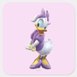 Daisy Duck Clubhouse Cute Square Sticker