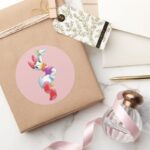 Daisy Duck Dancing Classic Round Sticker