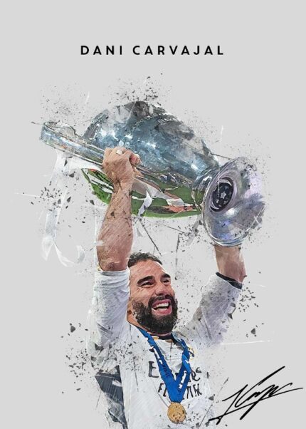 Dani Carvajal Football Poster