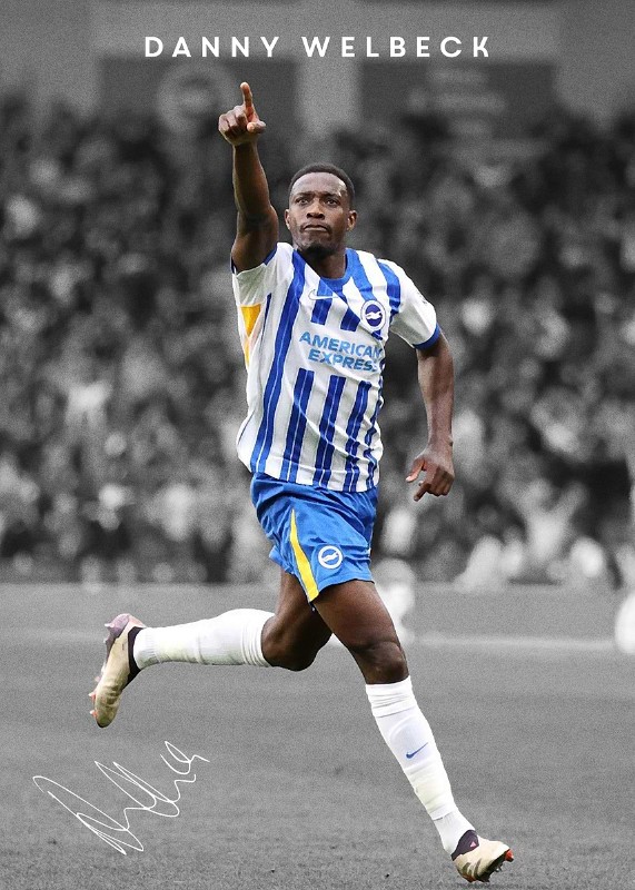 Danny Welbeck Football Poster