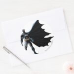 Dark Knight Night Classic Round Sticker