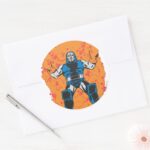Darkseid Destruction Classic Round Sticker