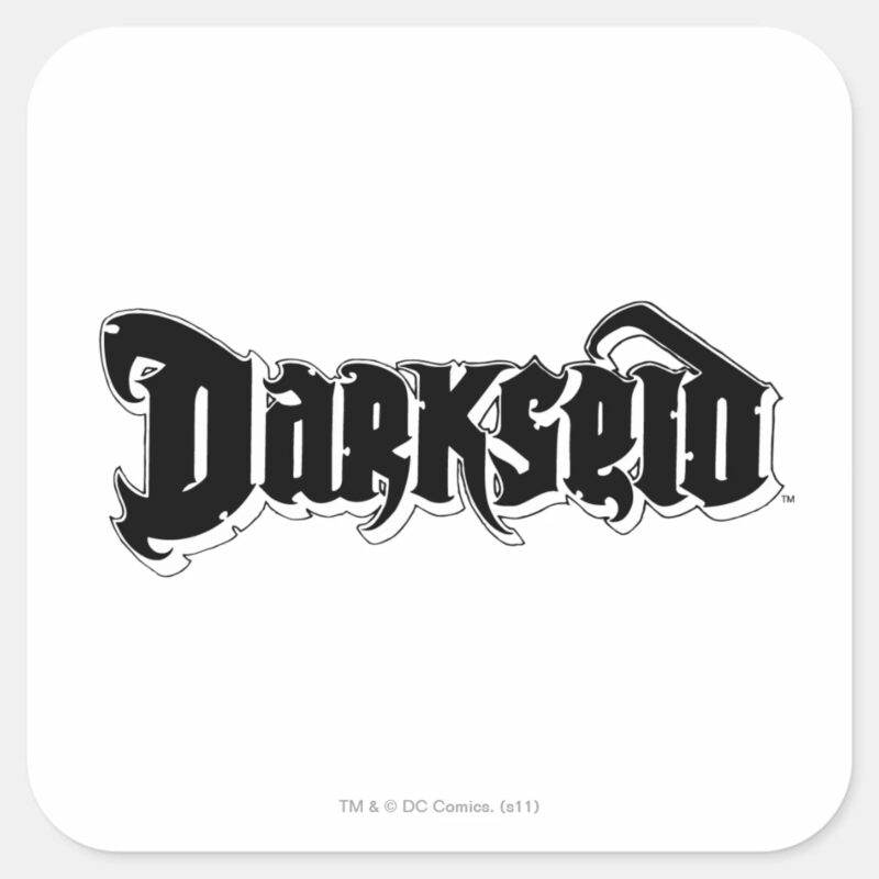 Darkseid Logo 2 Square Sticker Darkseid Logo 2 Square Sticker