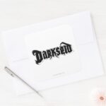 Darkseid Logo 2 Square Sticker