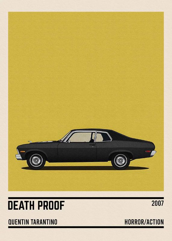 Death Proof Car Poster
