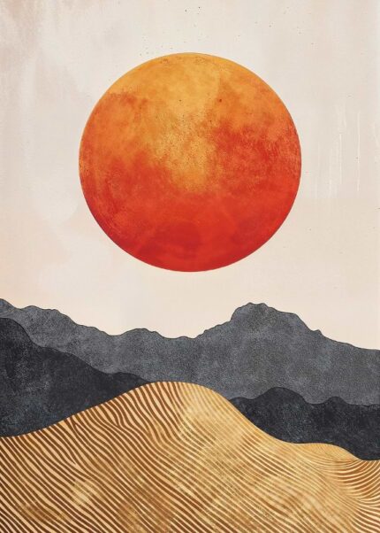 Desert Glow Poster