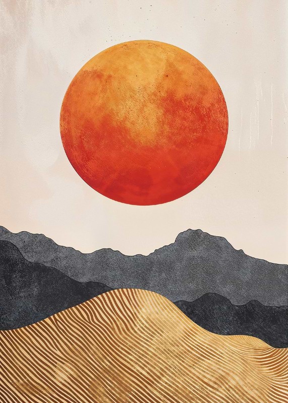 Desert Glow Poster
