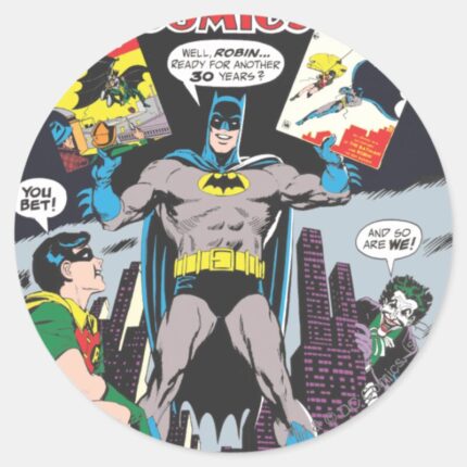 Detective Comics 387 Classic Round Sticker