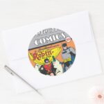 Detective Comics 38 Classic Round Sticker