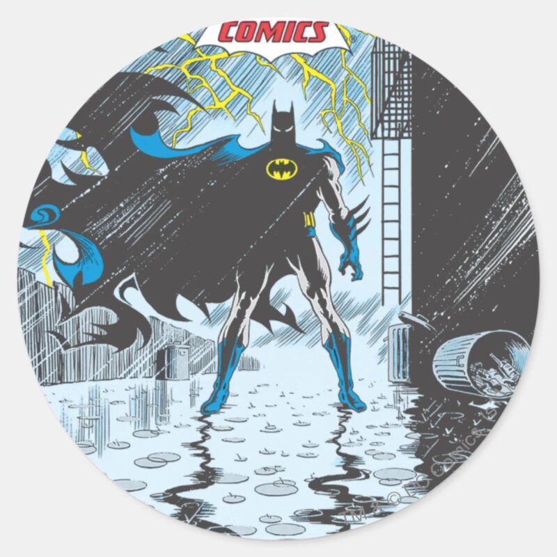 Detective Comics 587 Classic Round Sticker Detective Comics 587 Classic Round Sticker