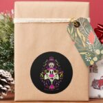 Dia De Los Muertos TWEETY™ SYLVESTER™ Classic Round Sticker