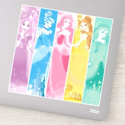Disney Princess Colorful Portrait Collection Sticker