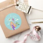 Disney Princess Rapunzel Classic Round Sticker