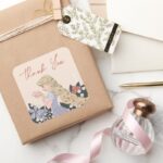 Disney Princess Rapunzel Sweet Sixteen Birthday Square Sticker