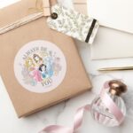 Disney Princess Always Be You Classic Round Sticker