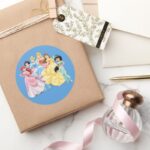 Disney Princess Dressed To Impress Classic Round Sticker