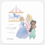 Disney Princess Make Magic Square Sticker