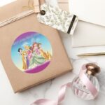 Disney Princess Tiana Featured Center Classic Round Sticker