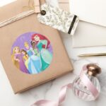 Disney Princesses Fearless Is Fierce Classic Round Sticker