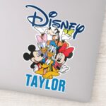 Disney Mickey Friends Family Vacation Sticker