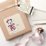 Disney Vintage Mickey Festive Fun Square Sticker