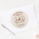 Divination Class Unfogging The Future Classic Round Sticker