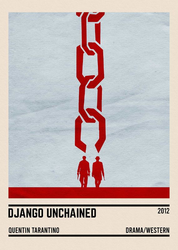 Django Unchained Minimal Poster