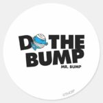 Do The Bump Mr. Bump Classic Round Sticker