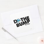 Do The Bump Mr. Bump Square Sticker