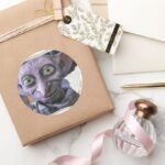 Dobby 1 Classic Round Sticker