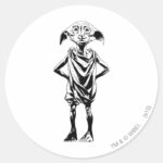 Dobby 2 Classic Round Sticker
