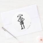 Dobby 2 Classic Round Sticker