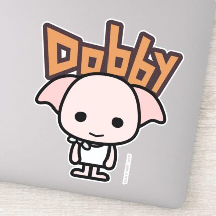 Dobby Cartoon Character Art Sticker