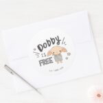 Dobby Is Free Classic Round Sticker